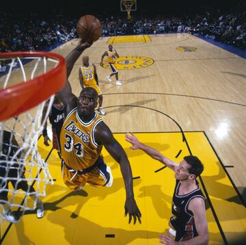 Shaquille O’Neal. Los Angeles Lakers.