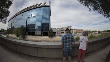 Estado actual del Vicente Calderón.