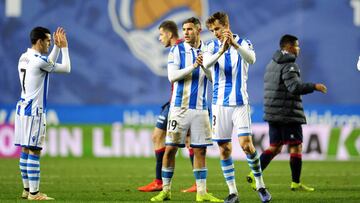 La Real no consiguió pasar del empate ante el Huesca.