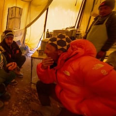 Txikon, en el campo base del Manaslu por respeto a Mingote