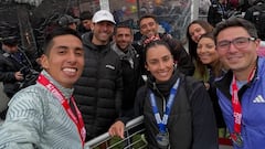 “Vengo de muy lejos, pero los chilenos me han hecho sentir como en casa... Me voy enamorado”