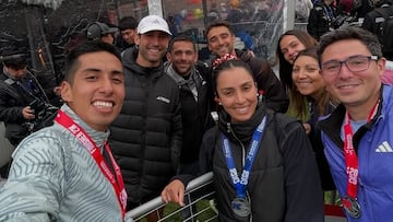 “Vengo de muy lejos, pero los chilenos me han hecho sentir como en casa... Me voy enamorado”