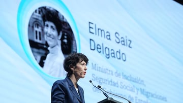 La ministra de Inclusión, Seguridad Social y Migraciones, Elma Saiz, interviene durante la segunda edición del foro 'World in Progress', en el Palau de Congressos de Catalunya, 20 de octubre de 2025, en Barcelona, Catalunya (España). Prisa organiza la segunda edición de estas jornadas en la que intervienen líderes políticos y expertos internacionales de primer orden en materia económica, sociológica, filosófica y periodística. Se trata de un foro que se centra en los retos de la globalización que afrontan todos los países en estos primeros años del siglo XXI.
20 OCTUBRE 2025;PRISA;SEGUNDA EDICIÓN;FORO;WORLD IN PROGRESS;BARCELONA;CATALUNYA;ELMA SAIZ;MINISTRA
David Zorrakino / Europa Press
20/10/2025
