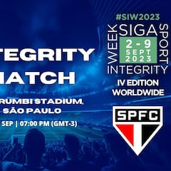 SIGA and São Paulo FC to mark Sport Integrity Week with ‘Integrity Match’
