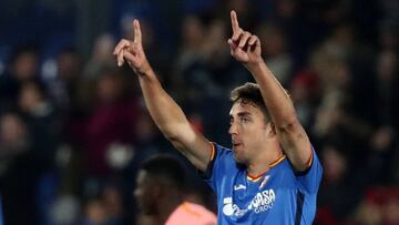 Jaime Mata se lamenta de una ocasión fallada en el partido ante el Barcelona.