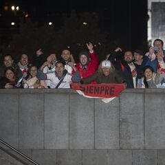 River Plate arrive in Madrid for the Copa Libertadores final