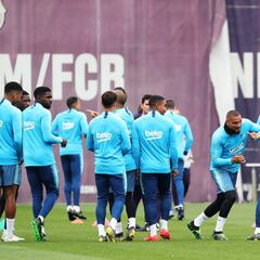 Rotaciones masivas y Dembélé en partido ante el Huesca