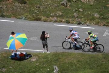 Thibaut Pinot y Rafal Majka.