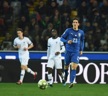 UDINE, ITALY - MARCH 23: Nicolo Zaniolo of Italy in action during the 2020 UEFA European Championships group J qualifying match between Italy and Finland at Stadio Friuli on March 23, 2019 in Udine, Italy. (Photo by Claudio Villa/Getty Images)