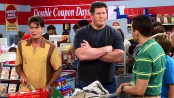 Charlie Sheen y Brian Turk