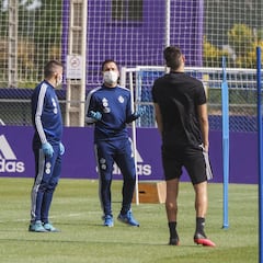 Así fue el primer día de trabajo del Real Valladolid en fotos