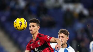 Ilyas Chaira apenas apareció durante el partido frente al Espanyol.