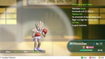 Una vez que capturemos al Pok&eacute;mon podremos usarlo como cualquier otro atrapado en Let&#039;s Go