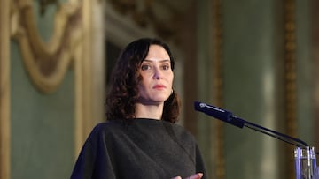 La presidenta de la Comunidad de Madrid, Isabel Díaz Ayuso, durante un desayuno informativo de Fórum Europa, en el Real Casino Gran Círculo de Madrid, a 25 de septiembre de 2025, en Madrid (España).
25 SEPTIEMBRE 2025
Marta Fernández / Europa Press
25/09/2025