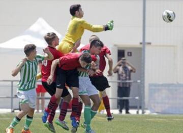 Partido de la final de los Cadetes entre el Betis y el Alboraya. 