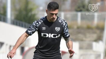 Merquelanz tocó balón en la sesión.