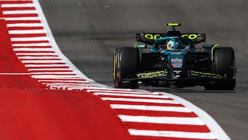 Fernando Alonso (Aston Martin AMR25). Austin, Estados Unidos. F1 2025.