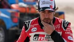 Fernando Alonso en el Dakar.