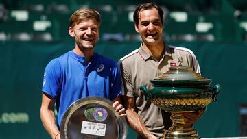 Federer gana a Goffin y logra su décimo título en Halle