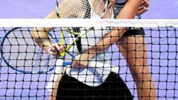 <b>A LA FINAL. </b>Nuria Llagostera y María José Martínez, tras ganar ayer.