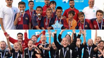 Tecnofútbol Salou y Mercantil, campeones de la Fase Nordeste de la Danone Nations Cup