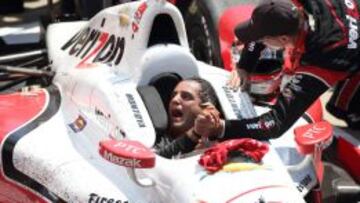 Montoya termina su hazaña en Indianápolis. Ganó las 500 Millas.