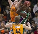 El Unicaja arrasa en el duelo de aspirantes con el Valencia