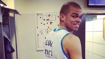 Pepe, fan número uno del Real Madrid de basket
