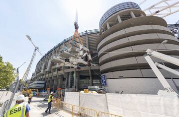 Real Madrid: Remodelling work on the Santiago Bernabéu stadium advancing