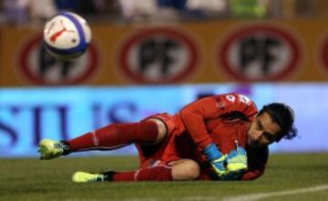 El arquero de Deportes Iquique es otro de los futbolistas que destaca por su altura. 