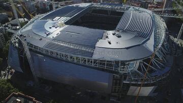 Mientras el Mundial de Qatar 2022 se desarrolla, las obras del nuevo Santiago Bernabéu no paran y avanzan a pasos agigantados. Esta vez con unas espectaculares fotografías a vista de dron.