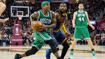 Isaiah Thomas, n&uacute;mero 60 del draft 2011, y Kyrie Irving, n&uacute;mero 1 de ese mismo draft.