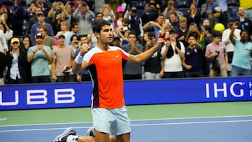 Alcaraz, inmenso, derriba dos muros en el US Open