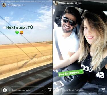Lorena G¨®mez y Barrag¨¢n viven su amor en Instagram