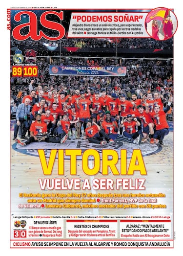 Las portadas de AS de febrero
