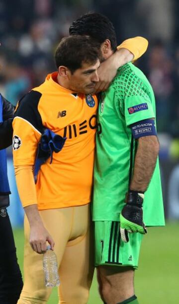 Iker Casillas y Gianluigi Buffon.