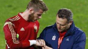 De Gea se lesiona: baja ante Bielorrusia, duda ante Alemania