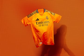 El naranja, protagonista de la segunda equipación del Real Madrid