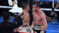 Los rostros de la pelea por el título entre Canelo y Golovkin
