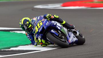 Rossi en Silverstone.