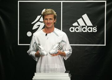 Obligatoria ser un centrocampista con much¨ªsimo toque para poder portar estas botas. El exfutbolista del Real Madrid (Beckham) fue su m¨¢ximo abanderado.