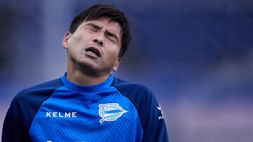 Inui, lesionado, no jugará más esta temporada con el Alavés.