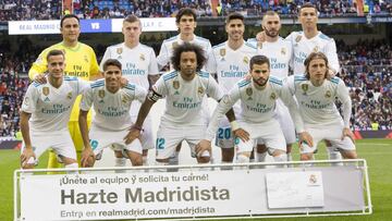 Este es el once del Madrid.