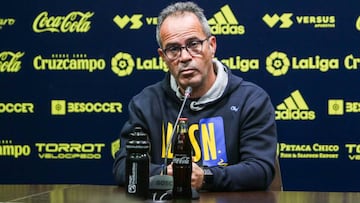 Álvaro Cervera, técnico del Cádiz.