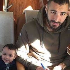 Benzema presenta en Instagram a su hijo como "el sucesor"