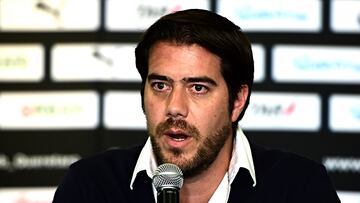 Photo during the presentation of the new technical director of Queretaro during the Torneo Clausura 2017 Liga BBVA Bancomer MX.
Foto durante la presentacion del Nuevo Director Tecnico de Queretaro durante del Torneo Clausura 2017 de la Liga BBVA Bancomer MX, en la foto: (i-d) Arturo Villanueva, Presidente Administrativo
01/02/2017/MEXSPORT/Omar Martinez.