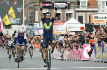 El murciano era el favorito para ganar 'La Decana'. A la Lieja-Bastoña-Lieja también le tiene cogida la medida, al igual que a la Flecha Valona, y suma su cuarto triunfo, empatando con Moreno Argentin. Alejandro Valverde se queda a una victoria de Eddy Merckx en Lieja, al igual que en las clásicas de las Árdenas. (Amstel Gold Race, Flecha Valona y Lieja-Bastoña-Lieja). Esta victoria se la dedica a la memoria de Michele Scarponi, atropellado el día anterior mientras entrenaba, además de donar el premio a su familia.