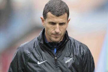 Javi Gracia, en su etapa en el Málaga.