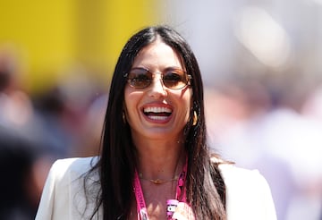 Elisabetta Gregoraci, presentadora de televisión y exmodelo italiana, durante el Gran Premio de Mónaco de la Fórmula 1.