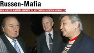 Bild publica una imagen de Blatter con un mafioso ruso